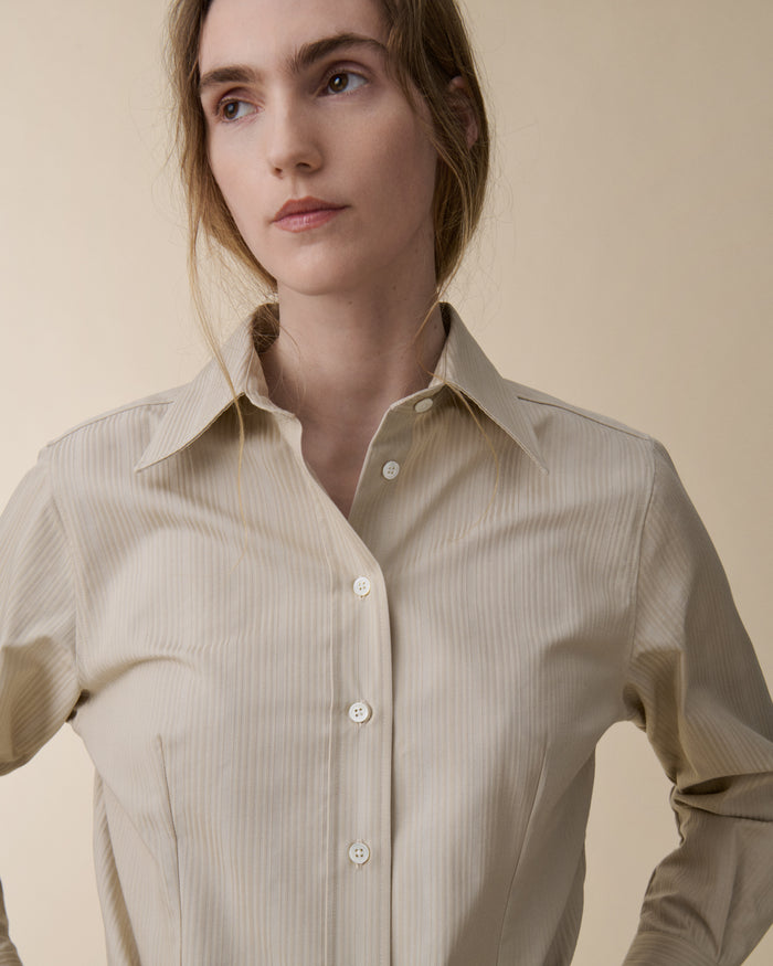 Martha Off White Satin