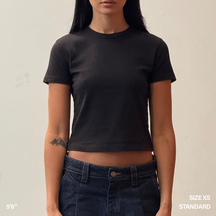Melrose Baby Tee T-Shirt Classic Black