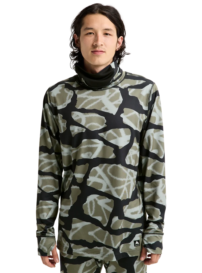 Product image of Men's Burton Midweight Base Layer Long Neck Shirt[Variant:Graffiti Camo]