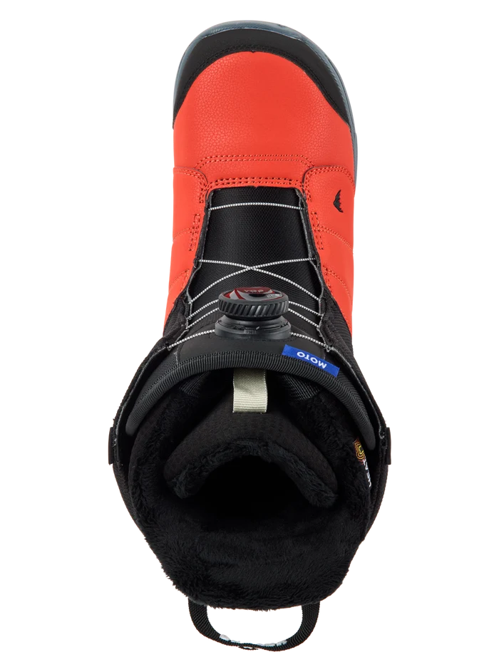 Product image of Men's Burton Moto BOA® Snowboard Boots[Variant:Black / Fiesta Red]
