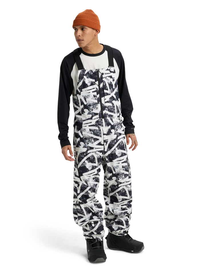 Product image of Men's Burton Reserve 2L Relaxed Bib Pants[Variant:City Streets]