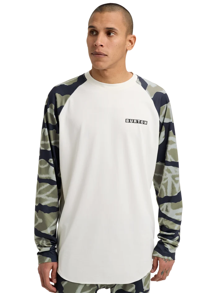Product image of Men's Burton Roadie Base Layer Tech T-Shirt[Variant:Stout White / Graffiti Camo]