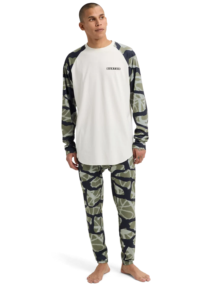 Product image of Men's Burton Roadie Base Layer Tech T-Shirt[Variant:Stout White / Graffiti Camo]