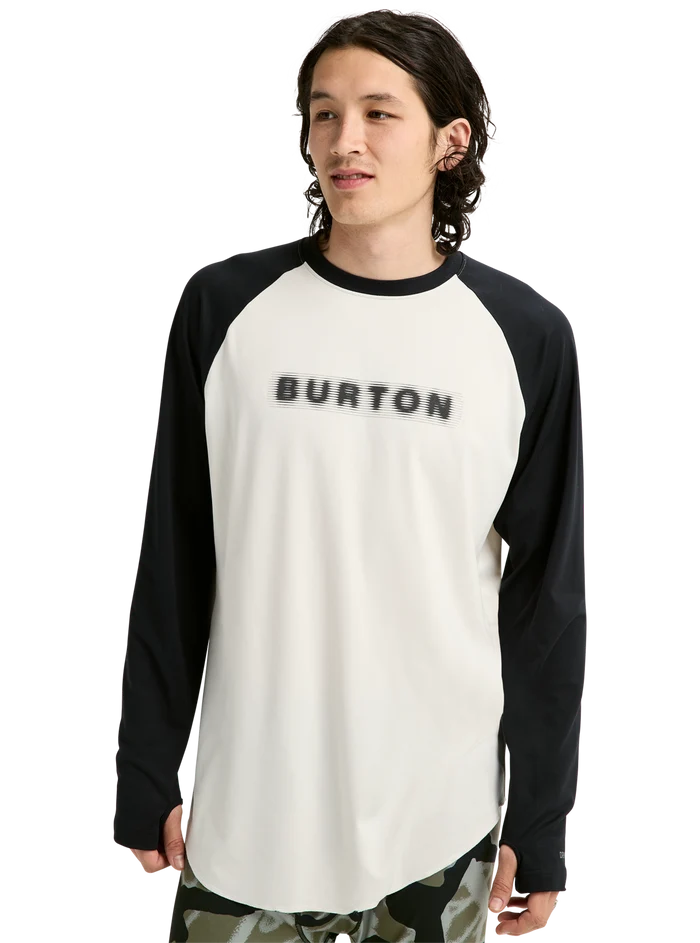 Product image of Men's Burton Roadie Base Layer Tech T-Shirt[Variant:Stout White / True Black]