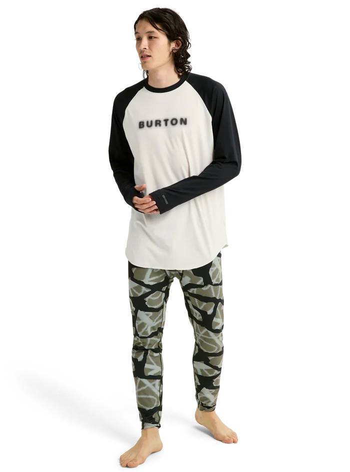 Product image of Men's Burton Roadie Base Layer Tech T-Shirt[Variant:Stout White / True Black]