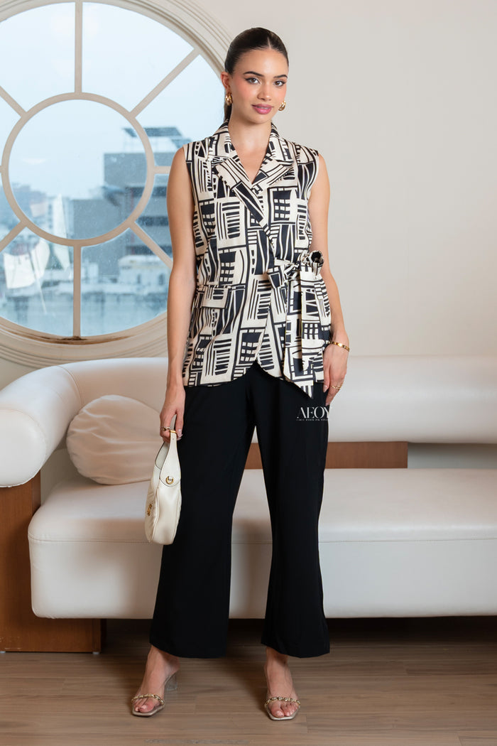Monochrome blazer co ord set women