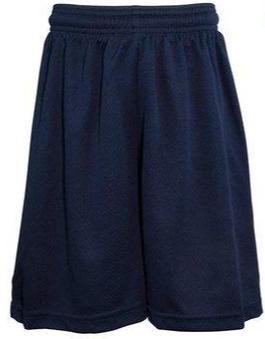 NAVY PE MESH SHORTS