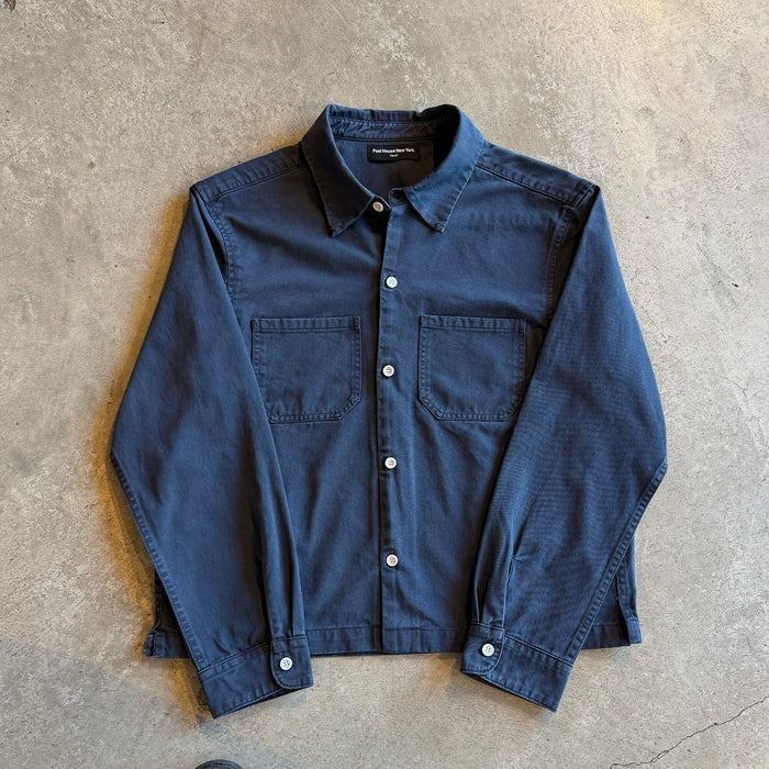 Newport Crop Button-Up II | Twill | Workwear Vintage Ash Black