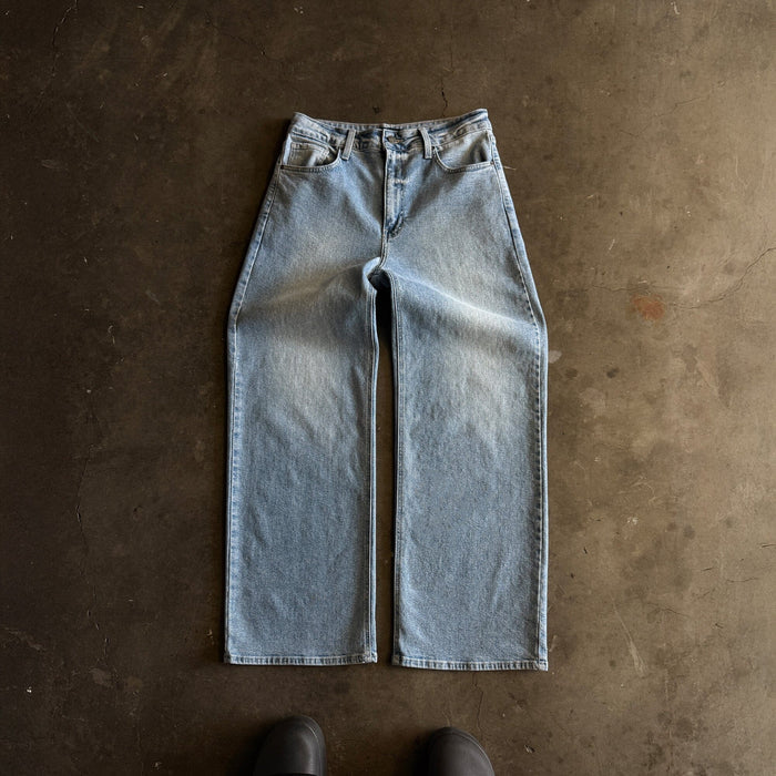 The Pasadena Dad Jeans | Straight-Wide Leg Carolina Blue II