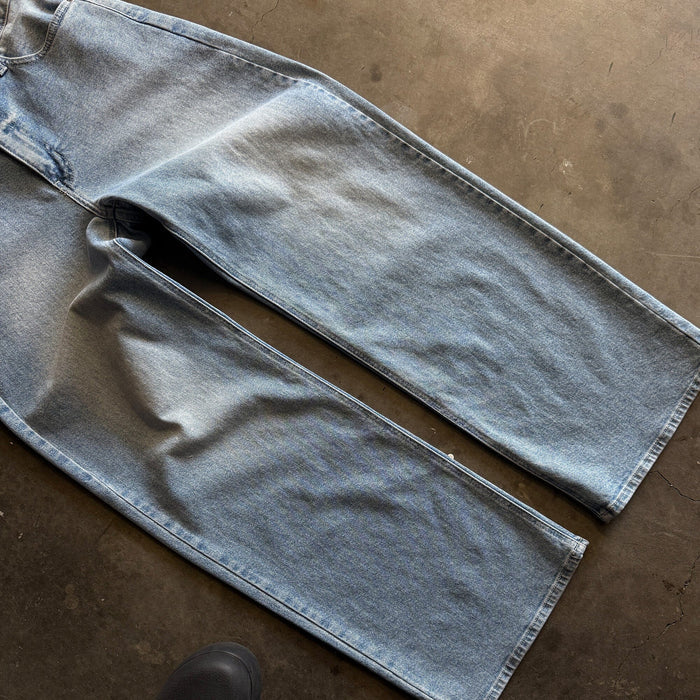 The Pasadena Dad Jeans | Straight-Wide Leg Carolina Blue II