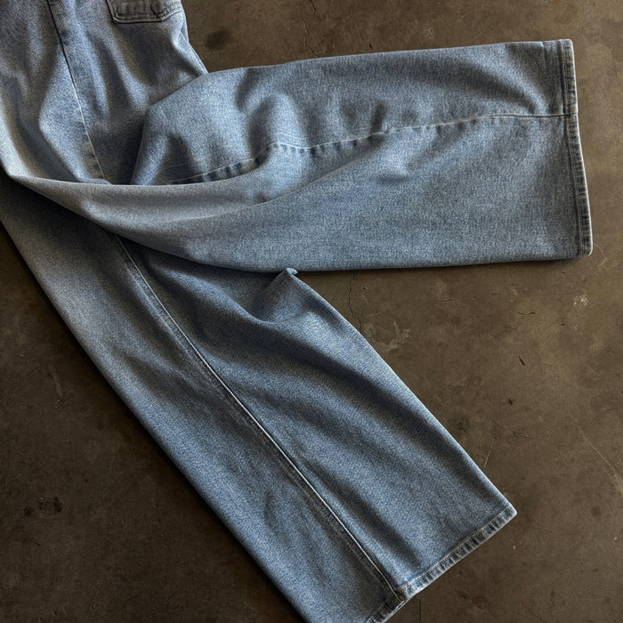 The Pasadena Dad Jeans | Straight-Wide Leg Carolina Blue II