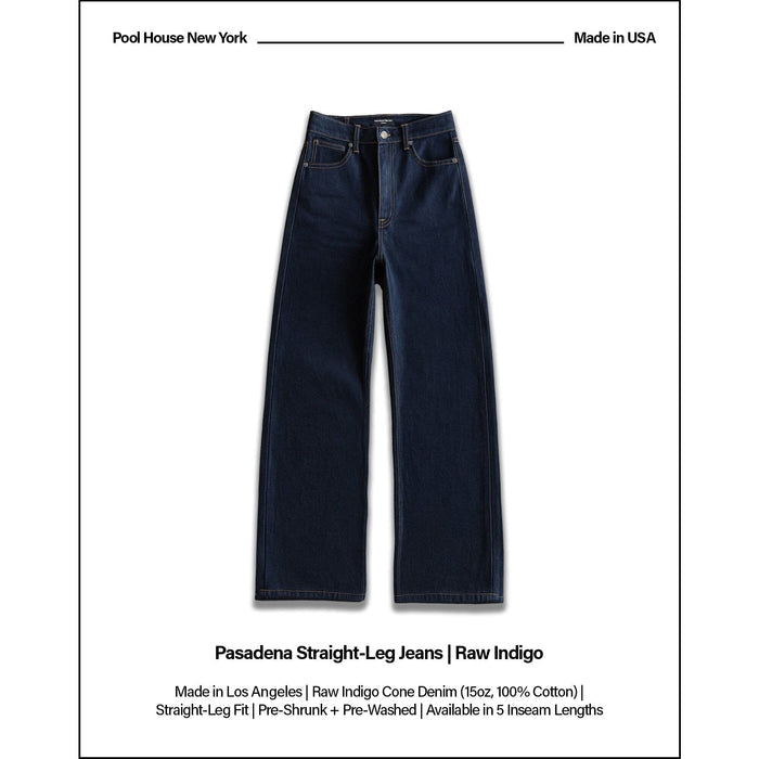 Pasadena Dad Jeans | Straight-Leg | Cone Denim Raw Indigo