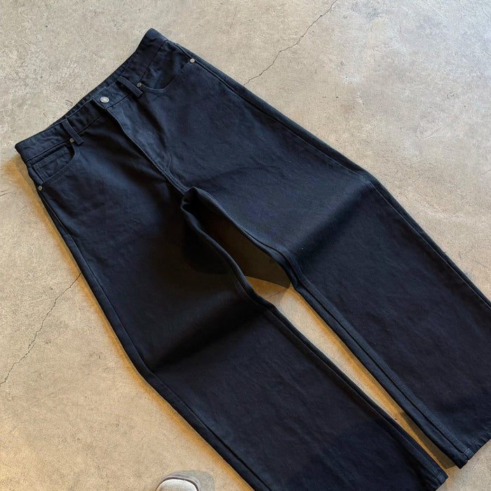 Pasadena Dad Jeans | Straight-Leg | Cone Denim Raw Black
