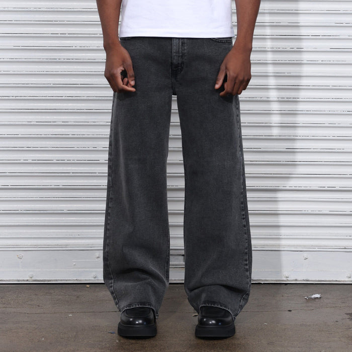 The Pasadena Dad Jeans Asphalt Black