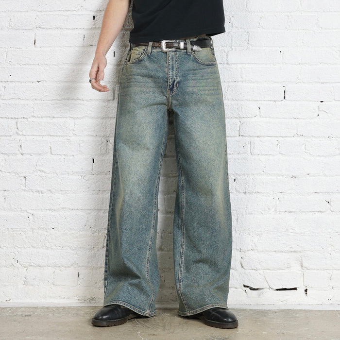 The Pasadena Dad Jeans | Relaxed, Straight-Leg Desert Indigo