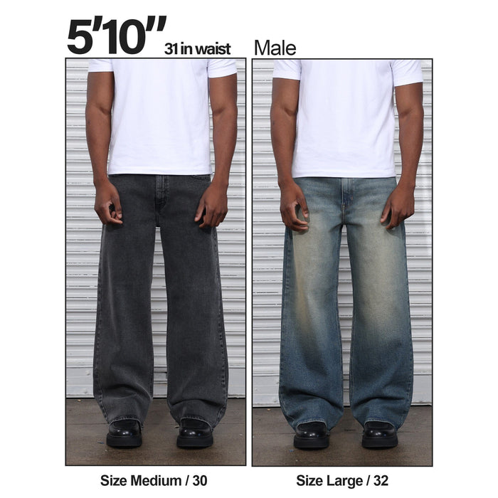The Pasadena Dad Jeans Asphalt Black