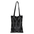 Paw Print Studded Shoulder Bag - Casual
