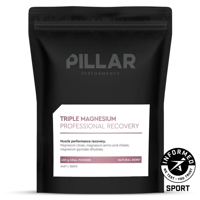 Pillar Performance Triple Magnesium Powder | 400g Pouch
