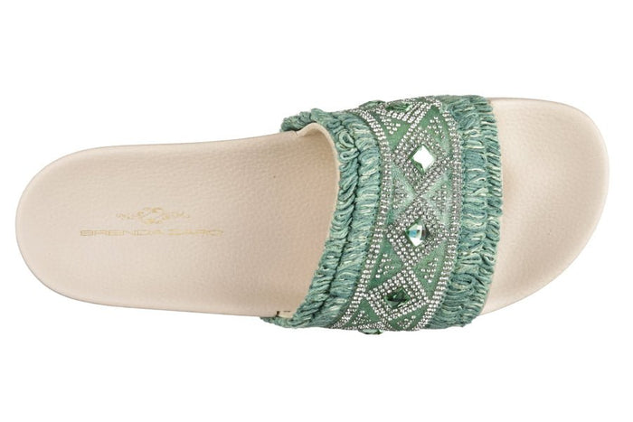 P&J Soft Fringe Green - Crispins Shoes