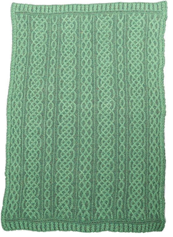 Plated Aran Throw