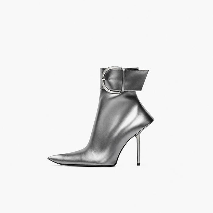Pointed Toe Buckle Ankle Boots – SIGNATURE