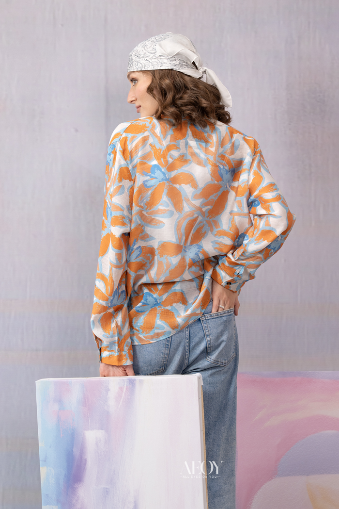 Casual floral shirt summer wear