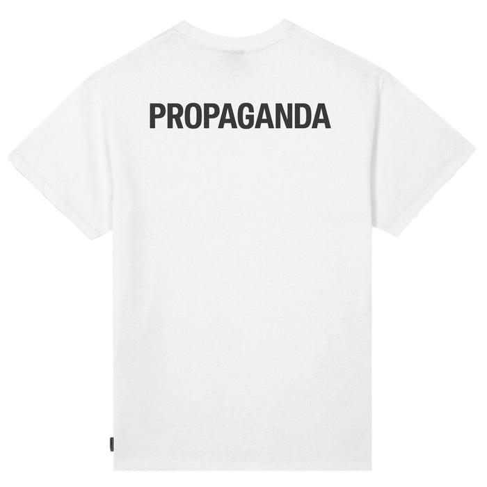 Propaganda Logo TEE White