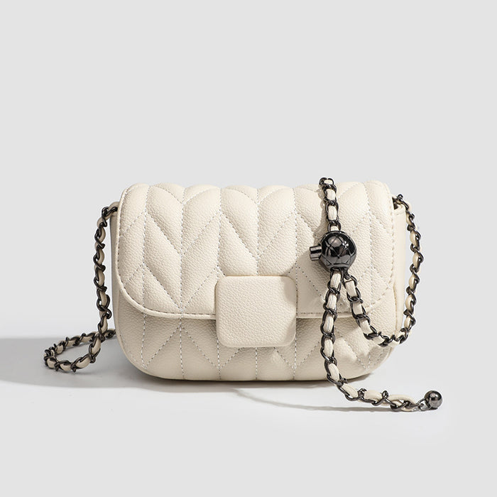 Quilted Chain Crossbody Bag - Classic