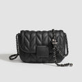 Quilted Chain Crossbody Bag - Classic