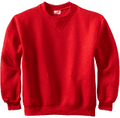 RED PE CREWNECK SWEATSHIRT