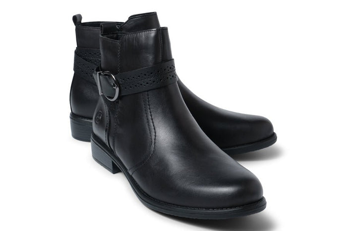 REM CHAGALL BLACK ANKLE BOOTS - Crispins Shoes