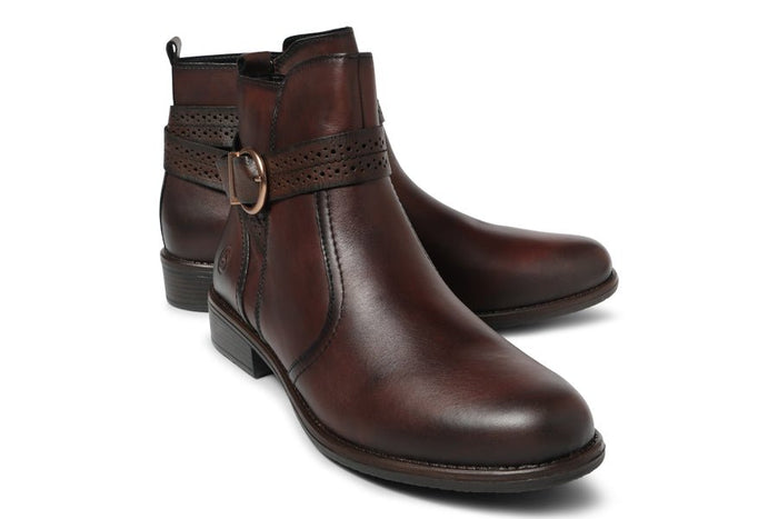 REM CHAGALL BROWN ANKLE BOOTS - Crispins Shoes