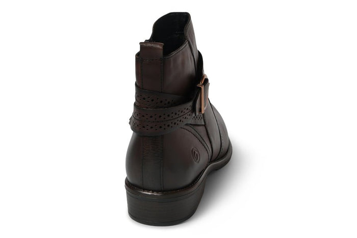 REM CHAGALL BROWN ANKLE BOOTS - Crispins Shoes