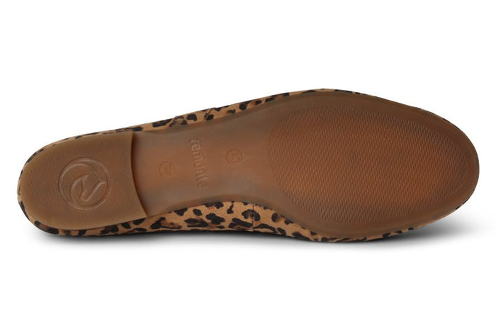 REMONTE GUAVA LEOPARD LEATHER MARY JANE FLATS - Crispins Shoes