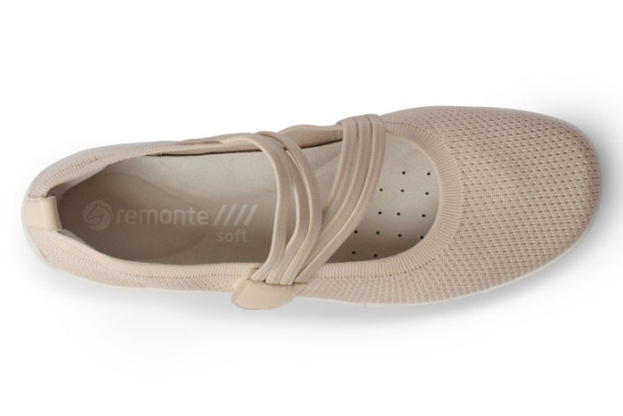 REMONTE HOLLYHOCK PEBBLE FABRIC MARY JANE - STYLE SHOES - Crispins Shoes