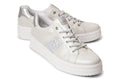 REMONTE SHINY CREAM TEXTILE LACE - UP SNEAKERS - Crispins Shoes