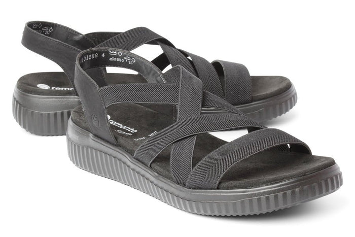 REM STRETCHY BLACK - Crispins Shoes