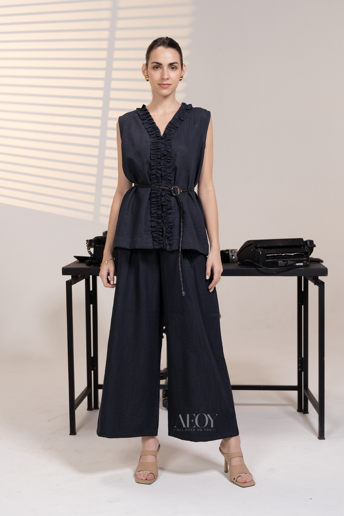 Ruffle statement co ord set women