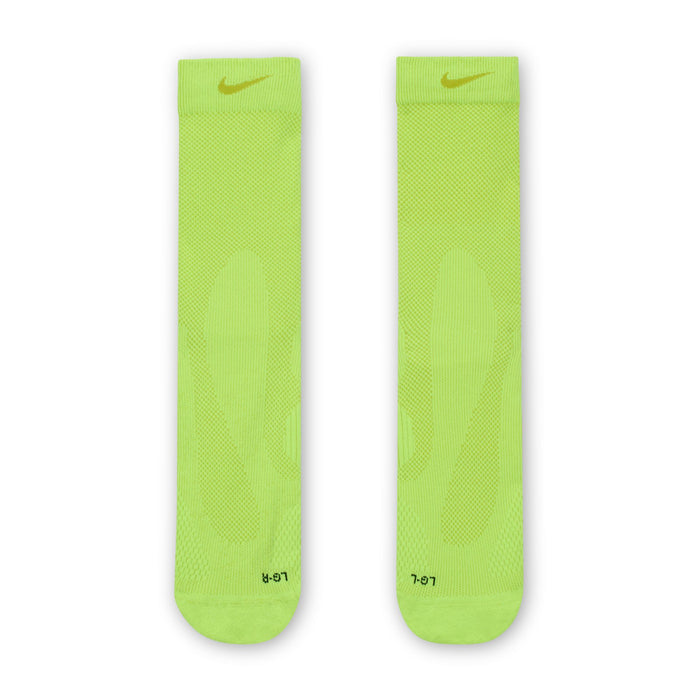Nike Running Lightweight Sock | Crew Length | Volt / Bright Cactus