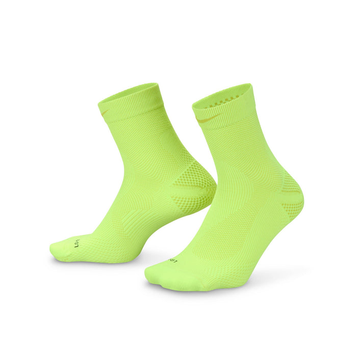 Nike Running Lightweight Sock | Micro Crew Length | Volt / Bright Cactus