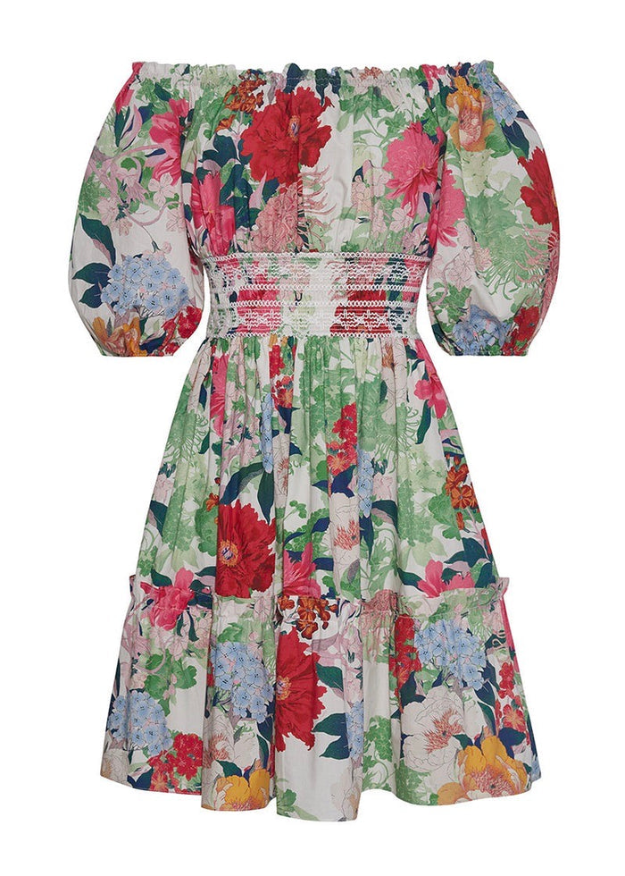 Sally Dress Japanese (Floral Ivory)