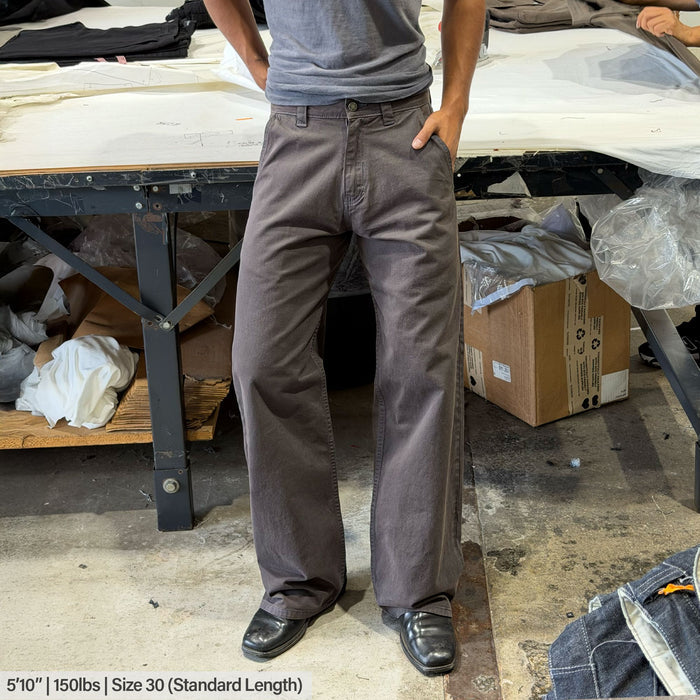 Shibuya Chino Pants II | Straight-Wide Leg Slate Gray