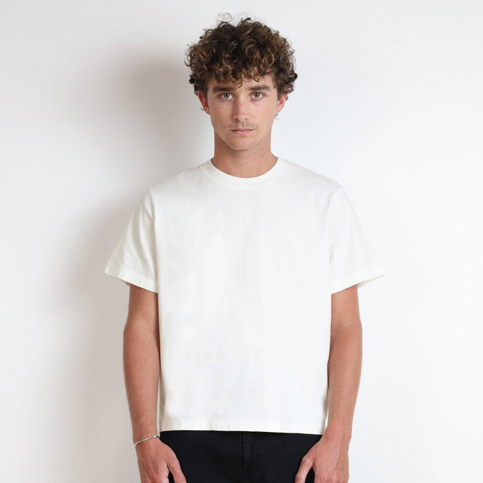 Silverlake Crop Tee II (Natural) T-Shirt Natural Off-White