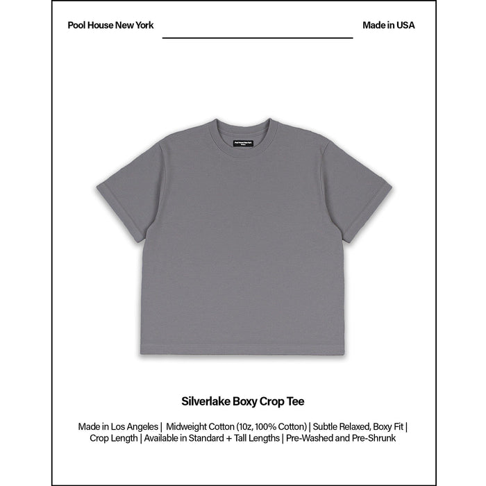 Silverlake Crop Tee II T-Shirt Smoke Grey