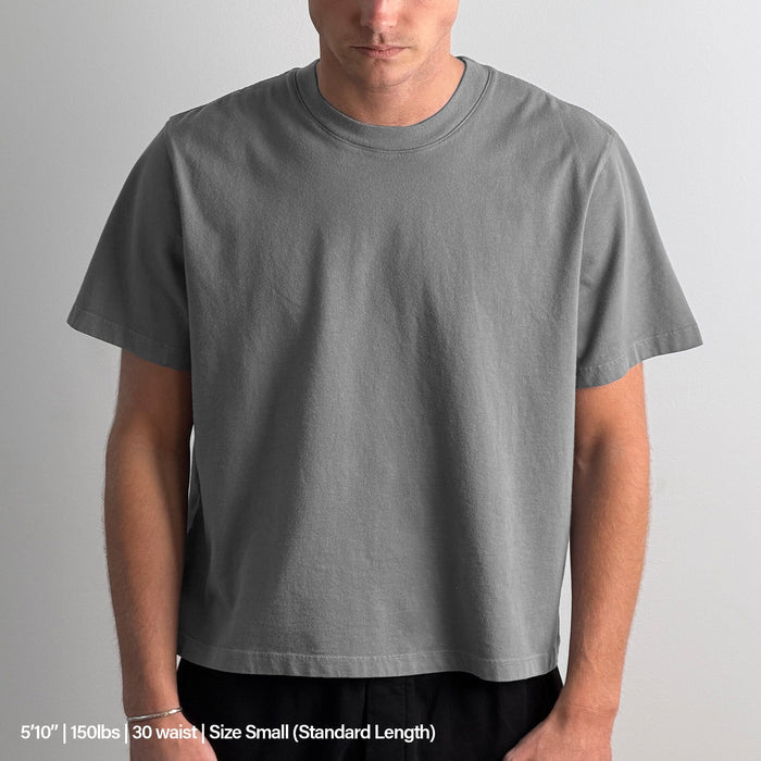 Silverlake Crop Tee II T-Shirt Smoke Grey