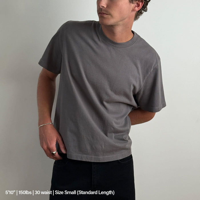 Silverlake Crop Tee II T-Shirt Smoke Grey