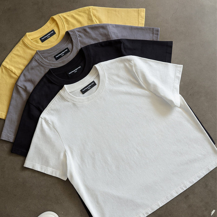 Silverlake Crop Tee II (Natural) T-Shirt Natural Off-White
