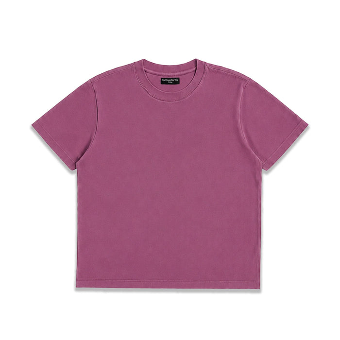 Silverlake Crop Tee III | Boxy, Relaxed Fit T-Shirt Vintage Maroon