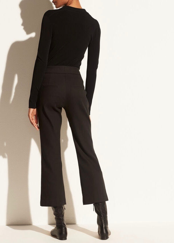 Slim Flared Pant (Black)