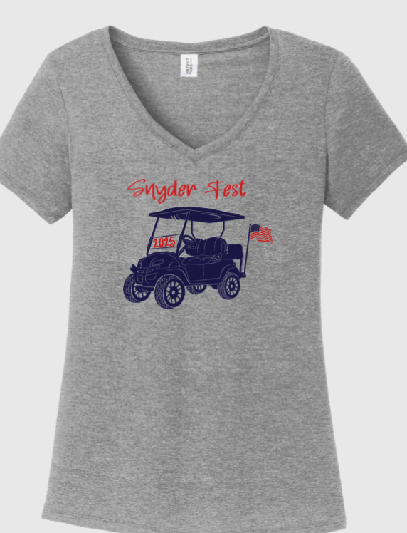 Snyder Fest Ladies Vneck T-Shirt